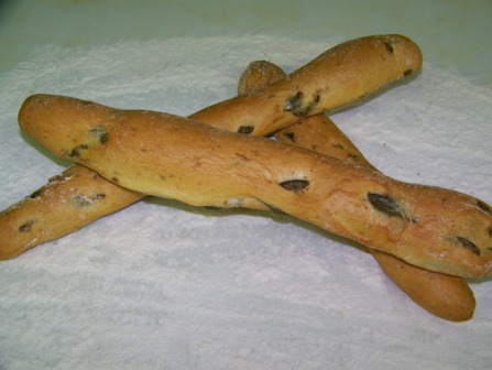 Pane alle olive : pezz. gr 110